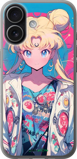 Силиконовый чехол Сейлор Мун 2 для Apple iPhone 17 - 6351u-4031 изображение 