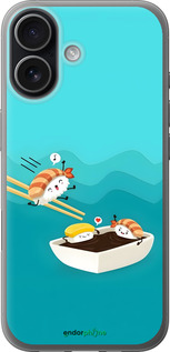 Силиконовый чехол Суши для Apple iPhone 17 - 6354u-4031 изображение 