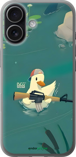 Силиконовый чехол Уточка с автоматом для Apple iPhone 17 - 6356u-4031 изображение 