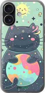 Силіконовий чехол Милый котик для Apple iPhone 17 - 6364u-4031 изображение 