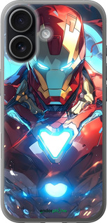 Силіконовий чехол Железный человек для Apple iPhone 17 - 6372u-4031 изображение 