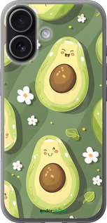 Силиконовый чехол Авокадо для Apple iPhone 17 - 6380u-4031 изображение 