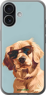 Силиконовый чехол Пес в очках для Apple iPhone 17 - 6381u-4031 изображение 