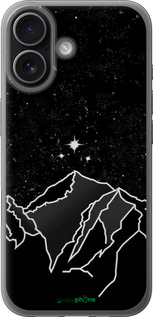 Силиконовый чехол Минималистический горный пейзаж для Apple iPhone 17 - 6438u-4031 изображение 