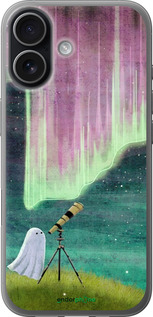 Силиконовый чехол Привидение и звезды для Apple iPhone 17 - 6443u-4031 изображение 