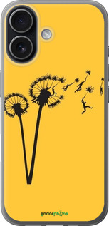 Силиконовый чехол Минимализм одуванчики для Apple iPhone 17 - 6449u-4031 изображение 