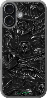 Силиконовый чехол Воронья ярость для Apple iPhone 17 - 6474u-4031 изображение 