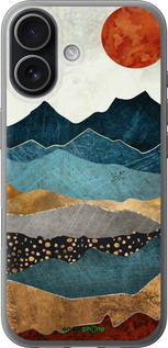 Силиконовый чехол Янтарный закат для Apple iPhone 17 - 6475u-4031 изображение 