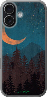 Силіконовий чехол Зоряний ліс для Apple iPhone 17 - 6480u-4031 изображение 