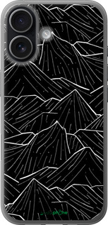 Силиконовый чехол С изображением Темных гор для Apple iPhone 17 - 6489u-4031 изображение 