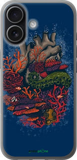 Силиконовый чехол Сердце моря для Apple iPhone 17 - 6506u-4031 изображение 