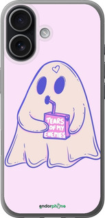 Силиконовый чехол Милый призрак для Apple iPhone 17 - 6507u-4031 изображение 
