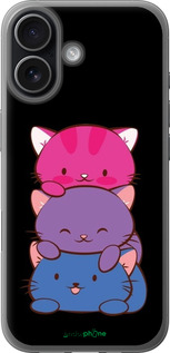 Силіконовий чехол Милі котятка для Apple iPhone 17 - 6518u-4031 изображение 