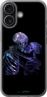 Силиконовый чехол С изображением скелета для Apple iPhone 17 - 6537u-4031 изображение 