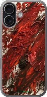 Силиконовый чехол Абстрактная композиция в красных тонах для Apple iPhone 17 - 6541u-4031 изображение 