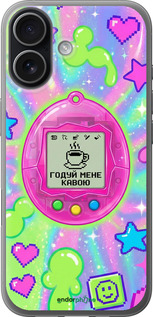 Силиконовый чехол 'Y2K Aesthetic Retro Pet: Годуй мене кавою' для iPhone 17 изображение 5