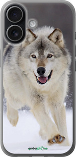 Силиконовый чехол Бегущий волк для Apple iPhone 17 - 826u-4031 изображение 