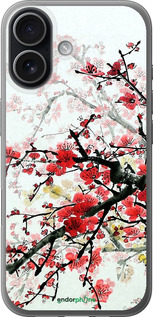 Силиконовый чехол Цветущий куст для Apple iPhone 17 - 831u-4031 изображение 