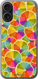 Силиконовый чехол Разноцветные дольки лимона для Apple iPhone 17 - 861u-4031 изображение 