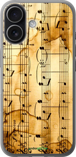 Силиконовый чехол Ноты для Apple iPhone 17 - 905u-4031 изображение 