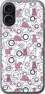 Силиконовый чехол Смешные коты для Apple iPhone 17 - 907u-4031 изображение 