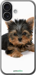 Силіконовий чехол Цуценя йоркширського тер'єра для Apple iPhone 17 - 931u-4031 изображение 