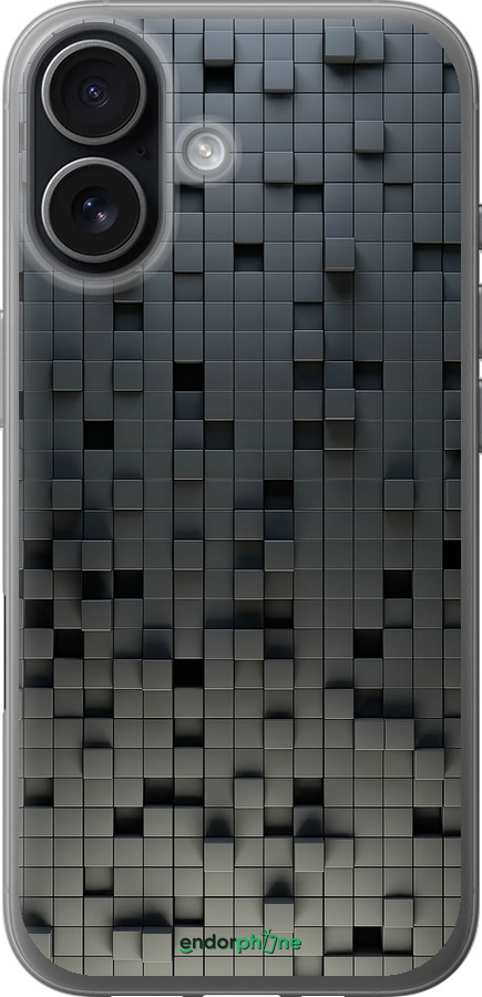 Силіконовий чехол Кубики для Apple iPhone 17 - 1061u-4031 изображение 