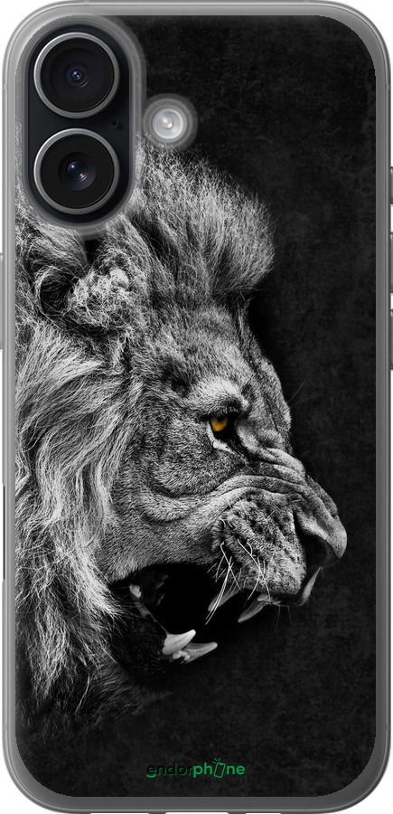 Силіконовий чехол Лев для Apple iPhone 17 - 1080u-4031 изображение 