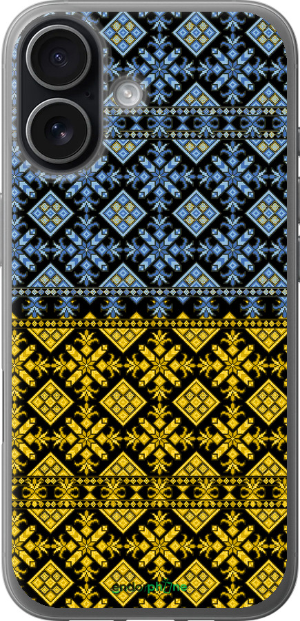 Силиконовый чехол Жовто-блакитна вишиванка для Apple iPhone 17 - 1169u-4031 изображение 