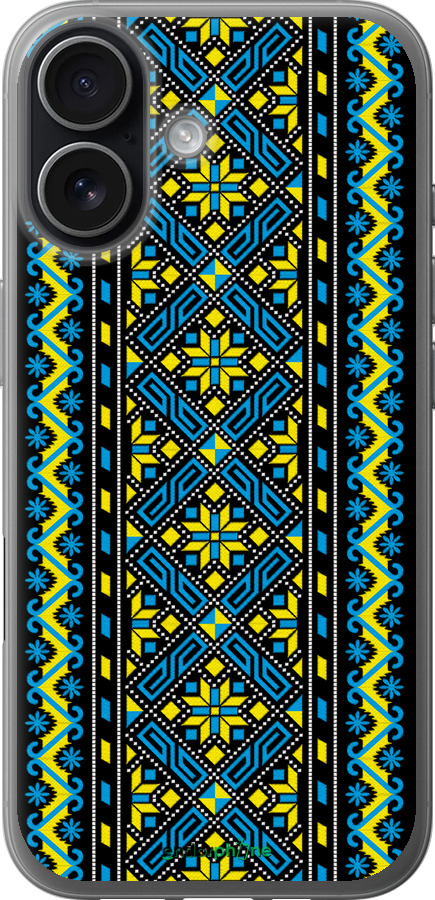 Силіконовий чехол Вишиванка 39 для Apple iPhone 17 - 1173u-4031 изображение 