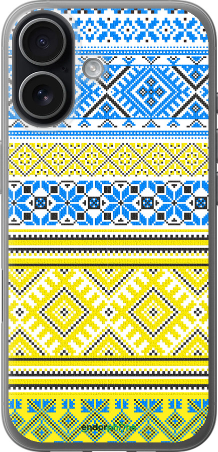 Силіконовий чехол Вишиванка 40 для Apple iPhone 17 - 1174u-4031 изображение 