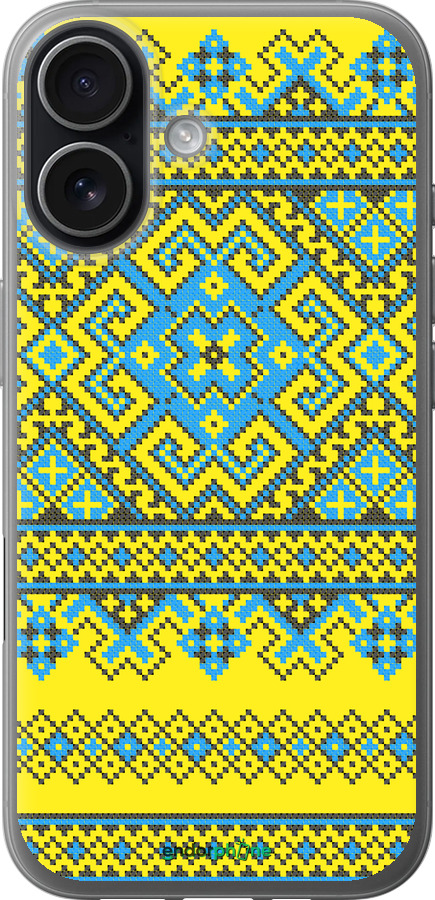 Силиконовый чехол Вышиванка 41 для Apple iPhone 17 - 1175u-4031 изображение 