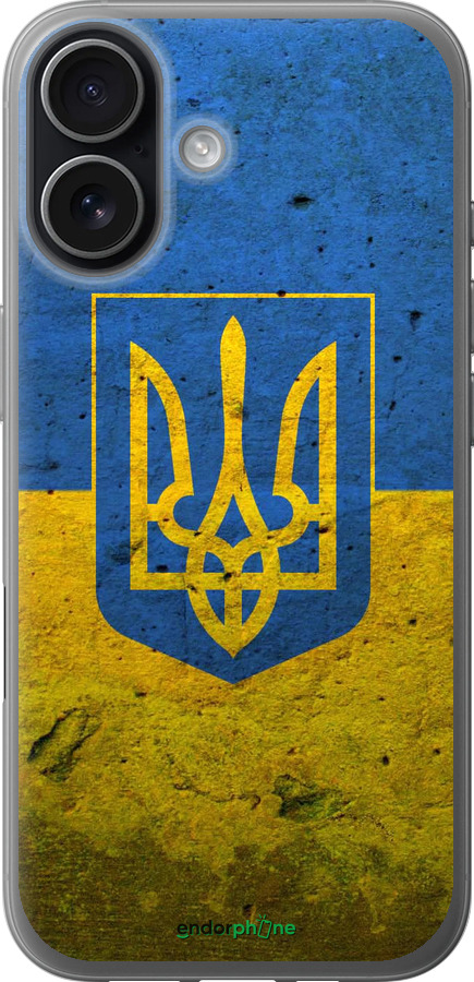 Силиконовый чехол Флаг и герб Украины 2 для Apple iPhone 17 - 378u-4031 изображение 