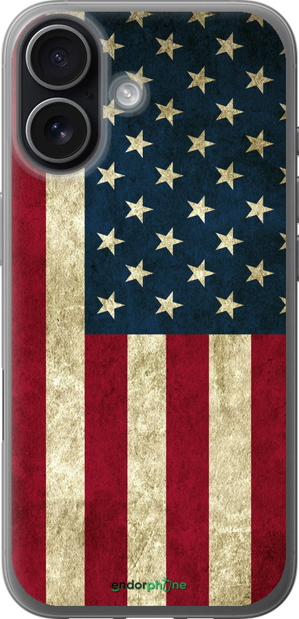 Силиконовый чехол Флаг США для Apple iPhone 17 - 395u-4031 изображение 