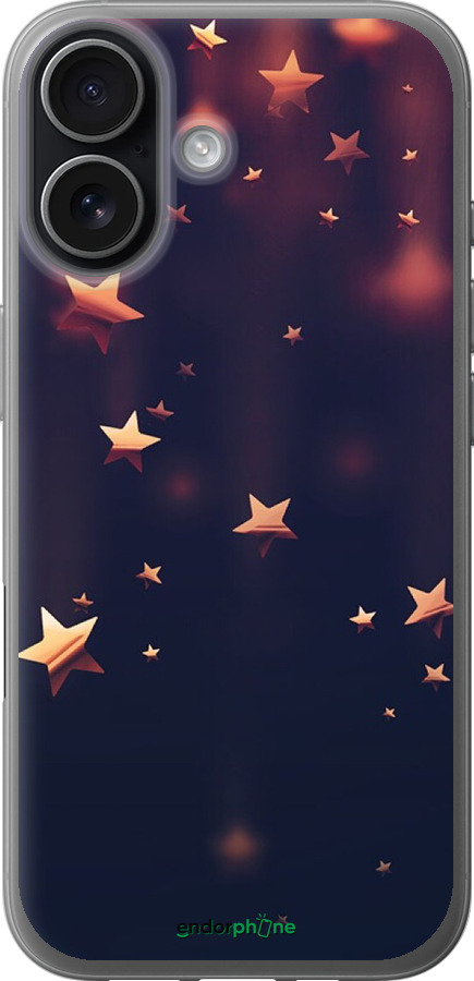 Силіконовий чехол Падаючі зірки для Apple iPhone 17 - 3974u-4031 изображение 