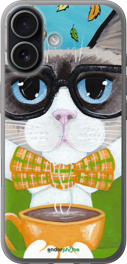 Силиконовый чехол Cat&Coffee для Apple iPhone 17 - 4053u-4031 изображение 
