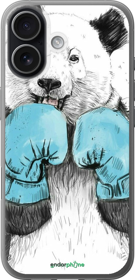 Силиконовый чехол Панда-боксер для Apple iPhone 17 - 4104u-4031 изображение 