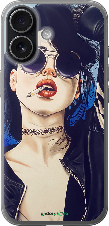Силиконовый чехол Девушка на стиле для Apple iPhone 17 - 4151u-4031 изображение 