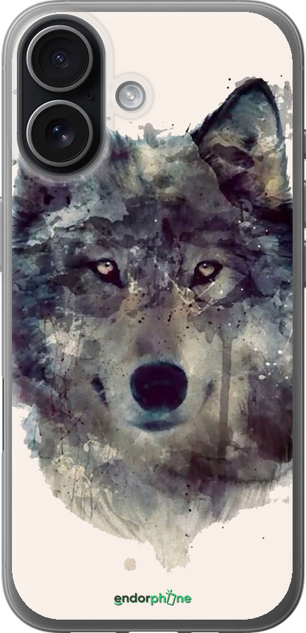 Силіконовий чехол Вовк-арт для Apple iPhone 17 - 4163u-4031 изображение 