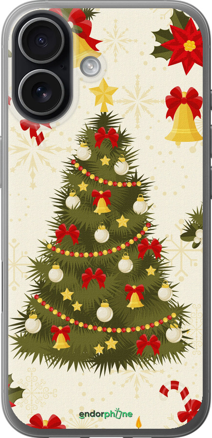 Силіконовий чехол Новорічна ялинка для Apple iPhone 17 - 4198u-4031 изображение 