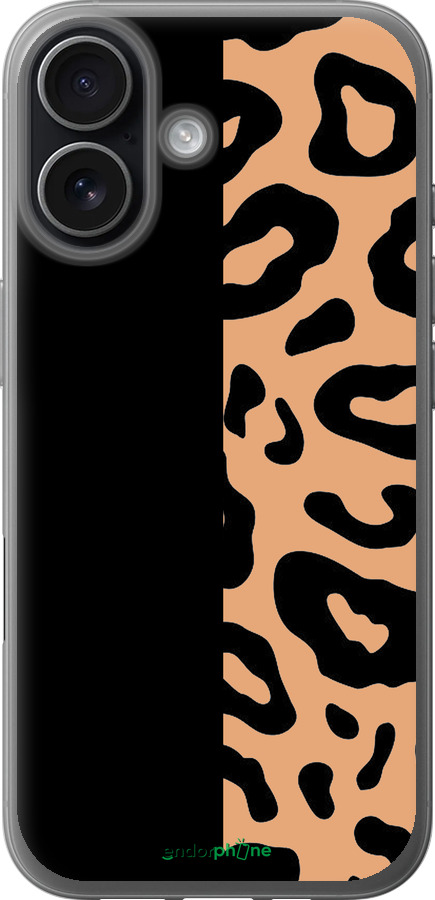 Силиконовый чехол Пятна леопарда для Apple iPhone 17 - 4269u-4031 изображение 