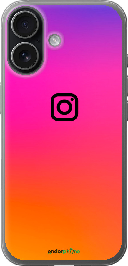 Силиконовый чехол Instagram для Apple iPhone 17 - 4273u-4031 изображение 