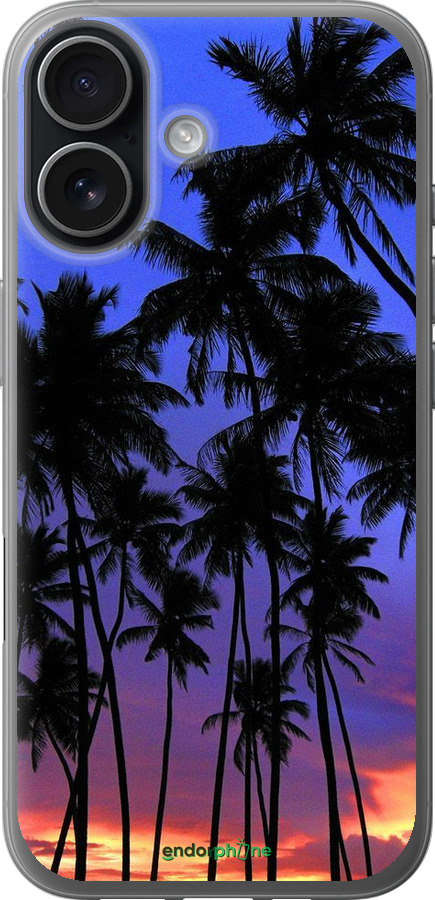 Силиконовый чехол Пальмы для Apple iPhone 17 - 4324u-4031 изображение 