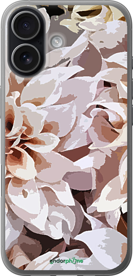 Силиконовый чехол пионы акварелью для Apple iPhone 17 - 4376u-4031 изображение 