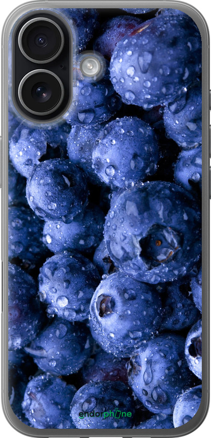 Силиконовый чехол Голубика для Apple iPhone 17 - 4459u-4031 изображение 