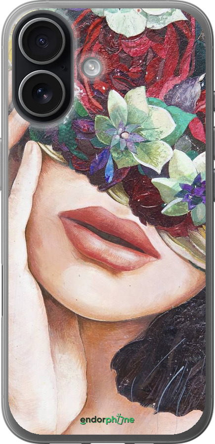 Силіконовий чехол Head Flower для Apple iPhone 17 - 4460u-4031 изображение 