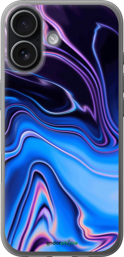 Силиконовый чехол Узор воды для Apple iPhone 17 - 4491u-4031 изображение 