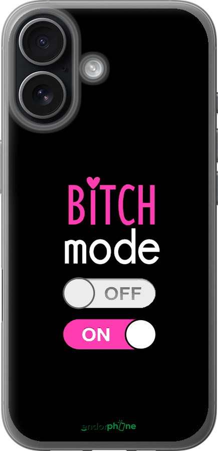 Силиконовый чехол Bitch mode для Apple iPhone 17 - 4548u-4031 изображение 