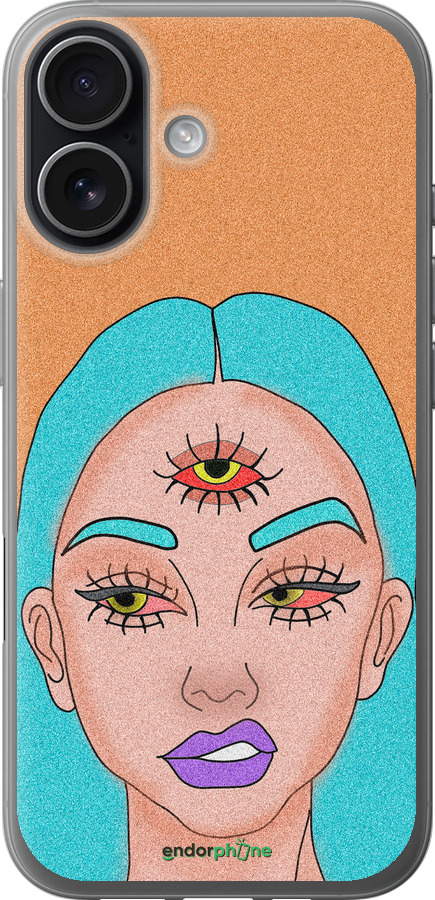 Силиконовый чехол Девушка рисунок для Apple iPhone 17 - 4576u-4031 изображение 