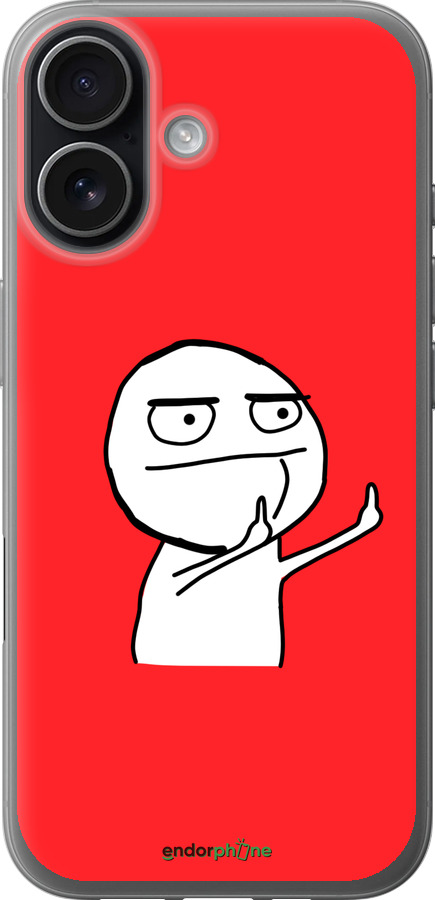 Силиконовый чехол Мем для Apple iPhone 17 - 4578u-4031 изображение 